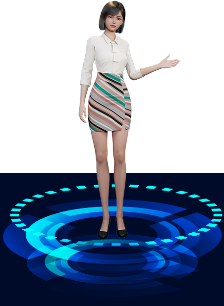 幻影未来运动装女性虚拟人数字人
