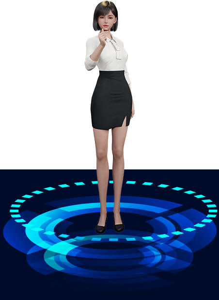 幻影未来时尚装女性虚拟人数字人