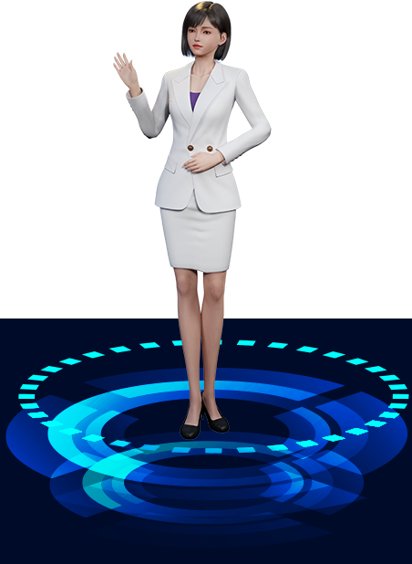 幻影未来商务西装女性虚拟人数字人